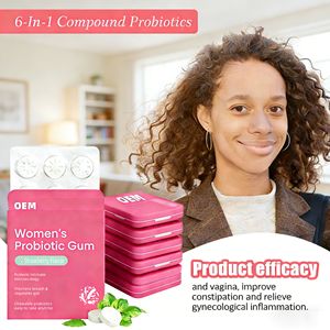 Gommes probiotiques pour femmes, soins féminins, gommes à mâcher probiotiques, équilibre de la flore naturelle, personnalisation de la marque, étiquette privée - Product Image 2