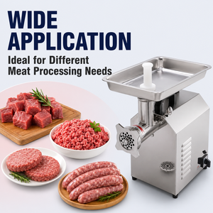 Picadora de Carne Eléctrica Automática, Picadora de Salchichas de Acero Inoxidable, Profesional, de Alta Resistencia, para Restaurantes, Carnicerías, Fábricas de Alimentos - Product Image 2