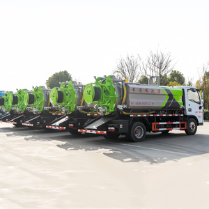 Meilleure vente Dongfeng 6000L Camion aspirateur à jet d'égout combiné Nettoyeur d'égout Prix Camions d'excavation hydraulique à haute pression - Product Image 5