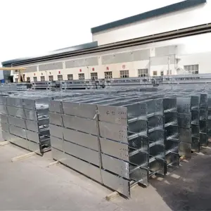 गर्म बिक्री चौड़ाई 100 मिमी 300 मिमी गैल्वेनाइज्ड स्टील सीढ़ी प्रकार केबल ट्रे एल्यूमीनियम मिश्र धातु वायरिंग केबल ट्रे केबल सीढ़ी