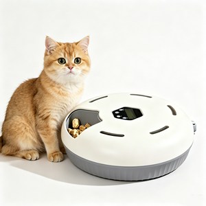 <b>Fast</b> Delivery Smart Feeder Otomatik Mama Kabl Light Compact Camping Travel Automatic Pet Feeding Bowl - Product Image 1