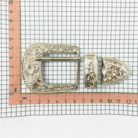 Ensemble de Boucles de Ceinture Personnalisées 2026 – Vente Directe Usine – Divers Modèles Gravés de Fleurs – Ensemble de 3 Pièces de Boucles de Ceinture Western de 1,25 Pouce