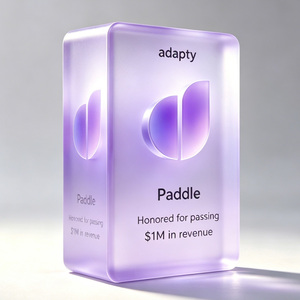 Sculpture en résine transparente artistique, souvenir en résine, cube simple moderne personnalisé - Product Image 2