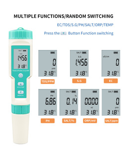 7 में 1 पेशेवर Multifunctional टीडीएस पीएच मीटर डिजिटल पानी पूल के लिए परीक्षक, पीने के पानी, हाइड्रोपोनिक, एक्वैरियम - Product Image 5