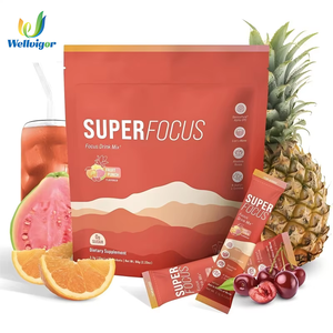 SuperFOCUS 20 Polvo Electrolítico para Mejorar la Densidad Ósea, Vitamina Magnesio para Adultos, Nuevo, Venta Directa al por Mayor, Extractos de Plantas - Product Image 1