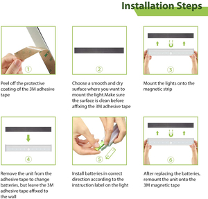 TAIKOO <span class=keywords><strong>2</strong></span> Watt 10Led Indoor Alu Perumahan Led Pir Motion <span class=keywords><strong>Sensor</strong></span> Furniture Kabinet Lampu Strip Con <span class=keywords><strong>Sensor</strong></span> De Movimiento - Product Image 5