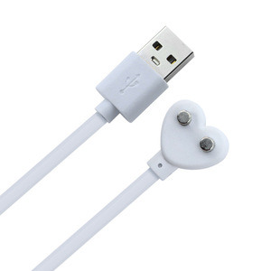 Câble de charge magnétique USB 2 broches, pas de broches de 5/6/7/7,5/8/9/12 mm, chargeur de remplacement pour jouets rechargeables, masseurs, dresseurs de chiens - Product Image 1