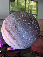 Écran LED sphérique de grande taille P4, haute luminosité, angle de vision à 360°, pour la publicité extérieure, les monuments et les parcs à thème