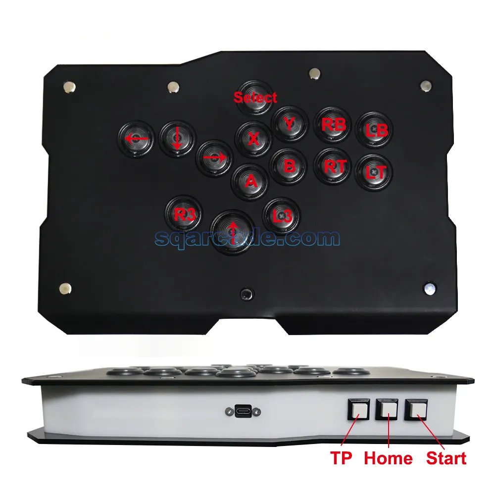 ADY-K1 Đường Phố Máy Bay Chiến Đấu 6 Trò Chơi Chiến Đấu Funfortress Hitbox Arcade Fightstick Hitbox Điều Khiển Punk Nút 30 Cho PC/PS3/PS4/NS