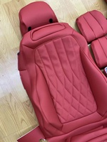 Vente en gros d'usine, housses de siège de haute qualité pour Mercedes-Benz Classe C W204 et W205, remplacement de sièges avec cuir Napa rouge