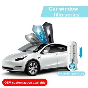 Película para Ventanas de Automóviles NIKO 3MIL Antiexplosión con Bloqueo del 99% de Rayos Infrarrojos, Película de Cerámica para Ventanas, Película Solar para Ventanas de Automóviles - Product Image 2