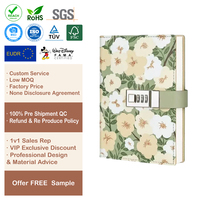 Carnet intelligent A6 à anneaux pour mots de passe, en papier de pierre réutilisable, pour l'organisation et la sécurité en voyage