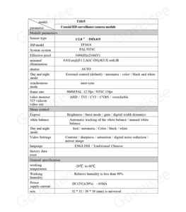 CCTV 4K Coaxial 8.0MP 1/<span class=keywords><strong>2</strong></span>.8 "IMX415 Starlight <span class=keywords><strong>Sensor</strong></span> Coms Chip 4 en 1 HD AHD,CVI,TVI, placa de módulo de cámara analógica compatible con OSD UTC - Product Image 5