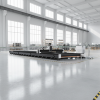 Fournisseur direct d'usine chinoise : Machine de découpe laser fibre CNC 3 axes haute puissance (12000W, 20000W, 30000W) pour métaux, avec rail au sol et portique, grand format