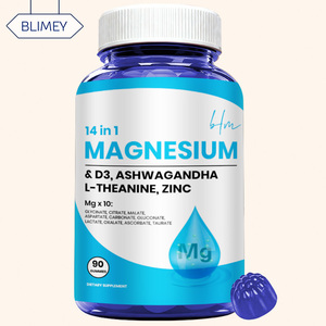 Gomitas <span class=keywords><strong>de</strong></span> Complejo Multimineral <span class=keywords><strong>de</strong></span> Magnesio <span class=keywords><strong>14</strong></span> en 1 al por Mayor para el Bienestar <span class=keywords><strong>de</strong></span> Todo el Cuerpo y el Equilibrio Energético Día y Noche - Product Image 1