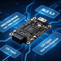 Solution PCBA de diagnostic automobile OBD2 personnalisée, scanner automobile ELM327, assemblage de carte de circuit imprimé, prise en charge du développement de micrologiciel, OEM ODM