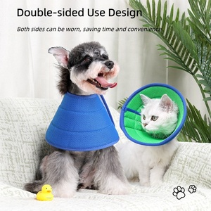 USMILEPET Venta caliente tela transpirable Elizabeth Circle Anti-lamer Anti-morder <span class=keywords><strong>Collar</strong></span> de Aseo para mascotas para gatos y perros - Product Image 3