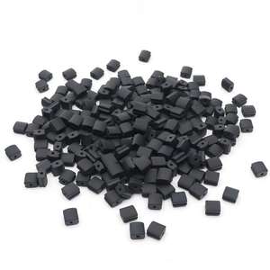 Cuentas Cuadradas de Ónix Negro Natural de 8x8mm, Ojo de Tigre Azul Dorado, Gemas Personalizadas con Certificación GIC, Efecto Estrella, Marca <span class=keywords><strong>VIYA</strong></span>, Directo de Fábrica - Product Image 2