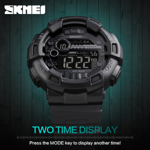 Montre de sport unisexe <span class=keywords><strong>SKMEI</strong></span> <span class=keywords><strong>1243</strong></span> à affichage numérique, étanche, style décontracté simple, montres de créateur - Vente chaude - Product Image 4