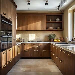 Gabinetes de Cocina Modernos de Alta Gama con Estilo Integrado, Acabado Acrílico Premium, Accesorios para Fregadero para Residencias de Lujo y Centros Comerciales - Product Image 6