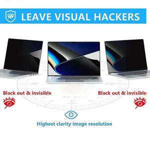 Pantalla DE PRIVACIDAD magnética para MacBook <span class=keywords><strong>Pro</strong></span> de 14 pulgadas (2021-2025, <span class=keywords><strong>M1</strong></span>/M2/M3/M4/M5) Filtro de deslumbramiento mate extraíble para portátil <span class=keywords><strong>Mac</strong></span> <span class=keywords><strong>Pro</strong></span> de 14,2" - Product Image 5