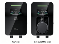 Chargeur AC EV à courant réglable OEM 7-22kW, type vertical, Type 1, Type 2, GB/T, CCS1, CCS2, pour usage domestique et commercial, compatible BYD Tesla, garantie 18 mois