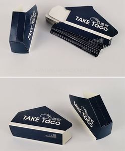 Caja de Papel para Tacos Desechable con Logotipo Personalizado, con Recetas, para Fiestas, Restaurantes, para Llevar - Product Image 6