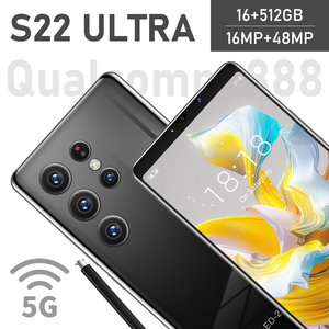 Smartphone mobile 4G <span class=keywords><strong>S22</strong></span> Ultra 16 Go + 512 Go, 16 MP + 48 MP, 5,8 pouces, 10 cœurs, <span class=keywords><strong>double</strong></span> carte <span class=keywords><strong>SIM</strong></span>, téléphone portable Android - Product Image 3