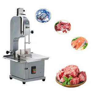 Sierra de hueso con hoja comercial y para restaurante, máquina cortadora de carne, máquina de sierra de hueso para carne