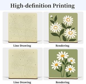 Kit de Pintura <span class=keywords><strong>por</strong></span> Números de Dibujos Animados Personalizados - Pintura al Óleo sobre Madera Contrachapada <span class=keywords><strong>por</strong></span> Números, Manualidades para Adultos, Decoración del Hogar - Product Image 3