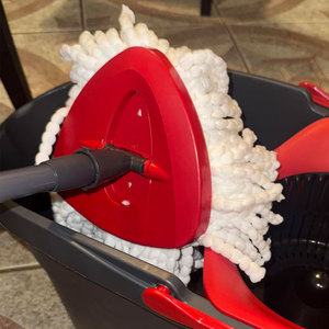 Tête de balai serpillère triangulaire en microfibre de rechange pour balai essoreur O-Cedar <span class=keywords><strong>Vileda</strong></span> EasyWring, recharge de balai rotatif lavable - Product Image 3