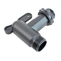 Accessoires de remplacement en PP noir, adaptateur pour robinet de réservoir d'eau, installation facile