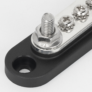 Barre omnibus 12V 150A, bloc de distribution d'alimentation, 2 goujons de 1/4 po et 5x # Barre omnibus marine 8 voies pour batterie automobile - Product Image 2