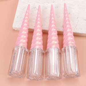 Lujo personalizado <span class=keywords><strong>unicornio</strong></span> Rosa vacío brillo de labios tubo contenedor embalaje 2ml Halloween brillo de labios tubos - Product Image 2