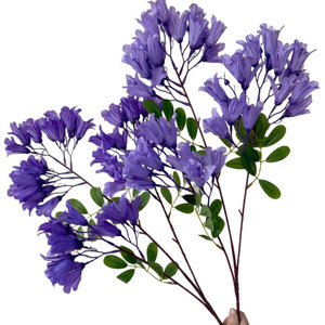 Fleurs artificielles en soie <span class=keywords><strong>Jacaranda</strong></span> pour la décoration de mariage et de la maison, arrangement floral - Product Image 5