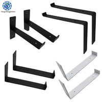 Support d'angle en fer forgé en métal à 90 degrés avec bout de coin rond personnalisé pour connexion de barre en bois de lit de meuble