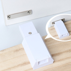 Mécanisme à ressort en alliage de zinc pour porte robuste, pour portes d'armoires et de chambres, installation facile, design minimaliste - Product Image 2