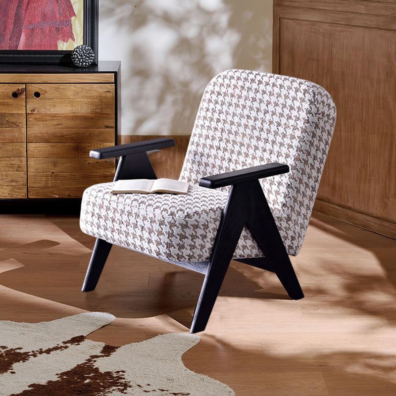 Chenille velvet - houndstooth