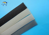 Funda Protectora de Malla Trenzada Expandible de PET, Resistente al Fuego, Flexible, para Cables de 2-50 mm