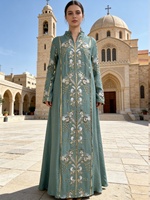 Abaya de fête pour femme 2026, Kaftan Jalabiya élégant, Robe longue musulmane de Dubaï, Caftan marocain, Robe longue Abayas pour le Ramadan