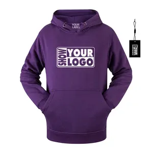 Spring / Autumn 100% cotton full sleeves crew neck 290gsm 8.5oz Terry men's hoodies & sweatshirt with 12 colors and 8 size