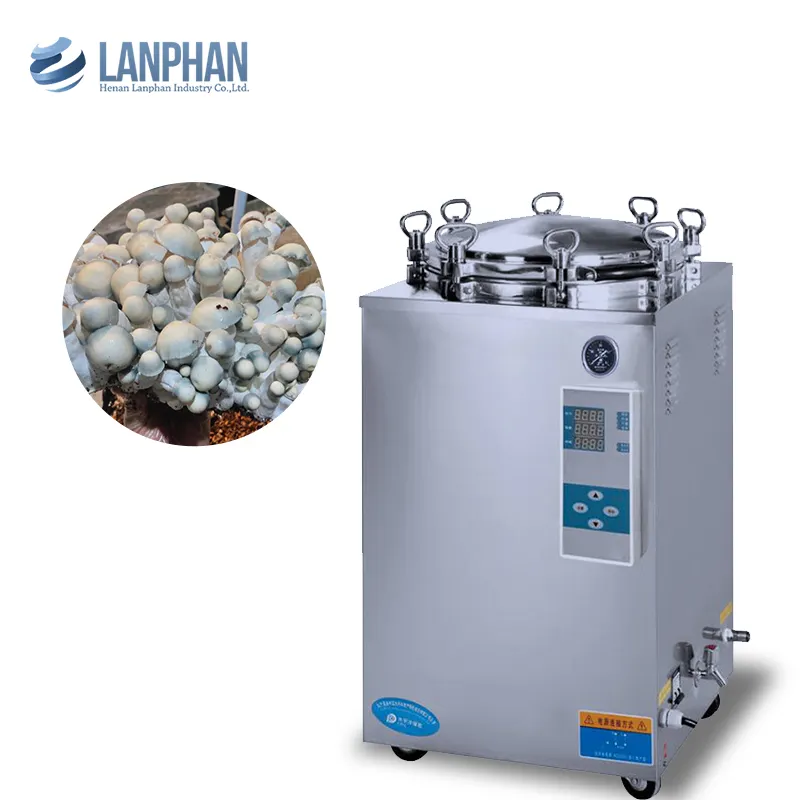 150 liter commercial food mushroom substrate sterilizer autoclave retort sterilization machine