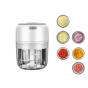 Multifunctionele Huishouden Keuken Keukenmachine Usb Oplaadbare Elektrische Mini Ui Groente Knoflook Chopper Blender
