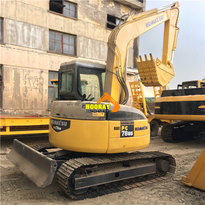 Excavatrice sur chenilles d'occasion Komatsu PC78US de 7 tonnes, presque neuve et haute performance, avec moteur, pompe et alternateur, idéale pour les petits projets - Product Image 5