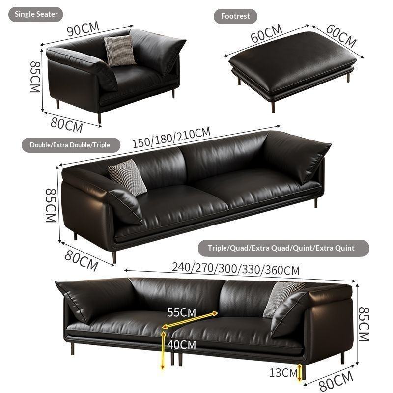 French-style Vintage Oil-wax Leather Sofa Natural Latex Filling ...