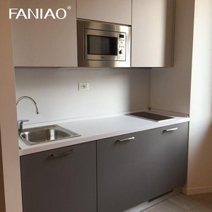 Mobiletto Moderno per Mini Cucina d'Albergo con Lavello, Rubinetto, Cerniera, Cassetto e Cestello per Uso in Appartamenti Singoli - Product Image 3