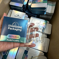 Scatola Personalizzata per Confezionamento Doppio Flacone con Vassoio in Plastica, Scatola Autoassemblante Riciclabile per Flaconi in Vetro Singoli/Doppi da 3ml e 10ml