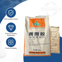 Gomme xanthane en poudre de qualité alimentaire, stabilisateur et émulsifiant de la marque Baisheng, origine Hebei, en emballage en sac