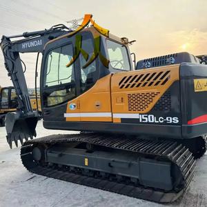 Excavadora de Orugas Usada Hyundai 150LC-9S 2022 con Motor Cummins de Origen Coreano con Bomba de Motor y Engranaje a Precio Económico - Product Image 1