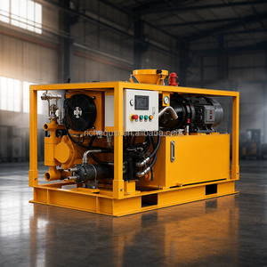 Bomba de Hormigón para Inyección de Cemento Impermeable de Alta Presión con Motor Eléctrico y Gabinete de Control - Product Image 4